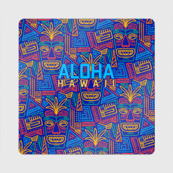 Магнит виниловый Квадрат Aloha Hawaii алоха Гавайи