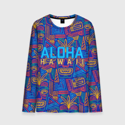 Мужской лонгслив 3D Aloha Hawaii алоха Гавайи