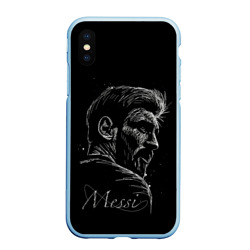 Чехол для iPhone XS Max матовый Лионель Месси Lionel Messi