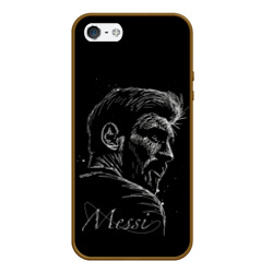 Чехол для iPhone 5/5S матовый Лионель Месси Lionel Messi