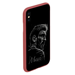 Чехол для iPhone XS Max матовый Лионель Месси Lionel Messi - фото 2