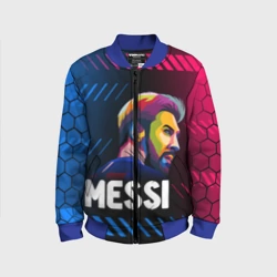 Детский бомбер 3D Лионель Месси Barcelona