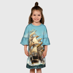 Детское платье 3D Парусник - фото 2