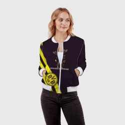 Женский бомбер 3D Холанд Боруссия - фото 2