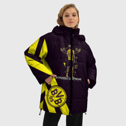 Женская зимняя куртка Oversize Холанд Боруссия - фото 2