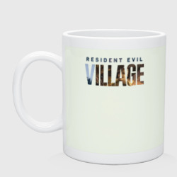 Кружка керамическая Resident Evil 8 Village Logo Надпись