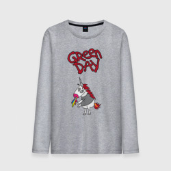 Мужской лонгслив хлопок Green Day Unicorn