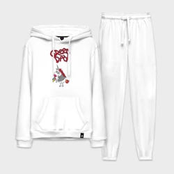 Мужской костюм хлопок с толстовкой Green Day Unicorn