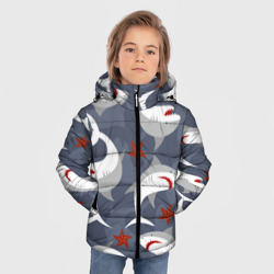 Зимняя куртка для мальчиков 3D Акулы - фото 2