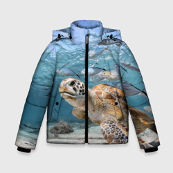 Зимняя куртка для мальчиков 3D Морская черепаха
