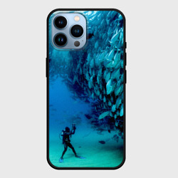 Чехол для iPhone 14 Pro Max Фото дайвинг