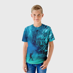 Детская футболка 3D Фото дайвинг - фото 2
