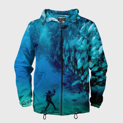 Мужская ветровка 3D Фото дайвинг