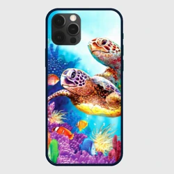 Чехол для iPhone 12 Pro Морские черепахи