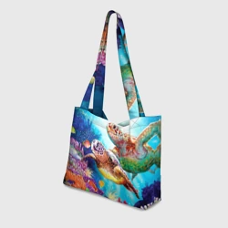 Пляжная сумка 3D Морские черепахи - фото 2