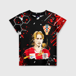 Детская футболка 3D Лука Модрич Luka modric