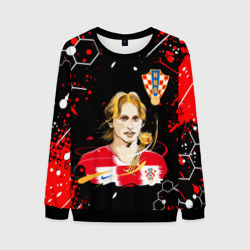 Мужской свитшот 3D Лука Модрич Luka modric