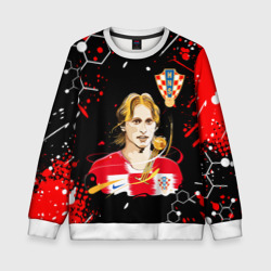 Детский свитшот 3D Лука Модрич Luka modric