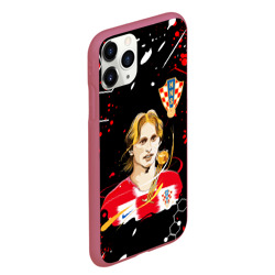 Чехол для iPhone 11 Pro Max матовый Лука Модрич Luka modric - фото 2