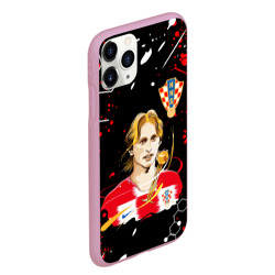 Чехол для iPhone 11 Pro Max матовый Лука Модрич Luka modric - фото 2