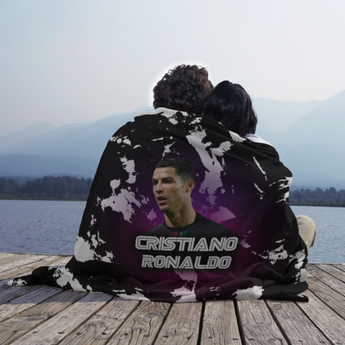 Плед 3D Cristiano Ronaldo, цвет 3D (велсофт) - фото 3