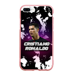 Чехол для iPhone 7Plus/8 Plus матовый Cristiano Ronaldo