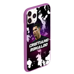 Чехол для iPhone 11 Pro Max матовый Cristiano Ronaldo - фото 2