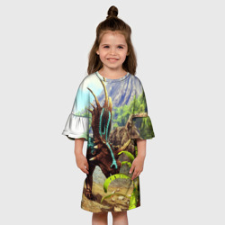 Детское платье 3D Ark Survival Арк сурвивал +спина - фото 2