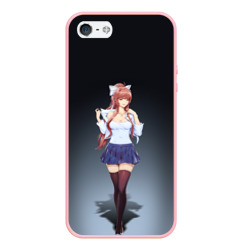 Чехол для iPhone 5/5S матовый Doki Doki Literature club Monika