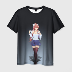 Мужская футболка 3D Doki Doki Literature club Monika