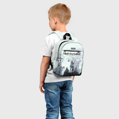 Детский рюкзак 3D с принтом NieR Replicant, фото на моделе #1