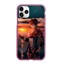 Чехол для iPhone 11 Pro Max матовый Tartaglia art