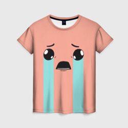 Женская футболка 3D Crying Isaac