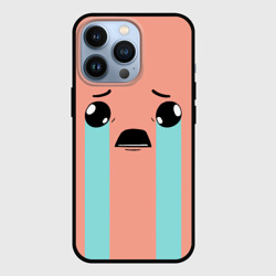 Чехол для iPhone 13 Pro Crying Isaac large face