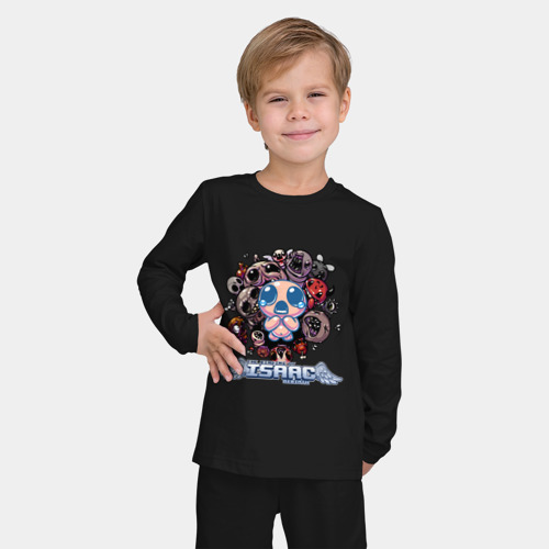 Детская пижама с лонгсливом хлопок Isaac Rebirth, цвет черный - фото 3