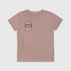 Детская футболка хлопок Исаак в кармане The Binding of Isaac