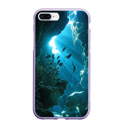 Чехол для iPhone 7Plus/8 Plus матовый Коралловые рыбки