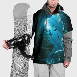 Накидка на куртку 3D Коралловые рыбки
