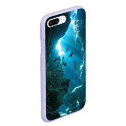 Чехол для iPhone 7Plus/8 Plus матовый Коралловые рыбки - фото 2