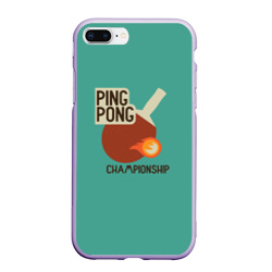 Чехол для iPhone 7Plus/8 Plus матовый Ping-pong