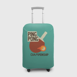 Чехол для чемодана 3D Ping-pong