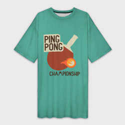 Платье-футболка 3D Ping-pong