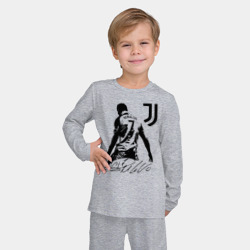 Детская пижама с лонгсливом хлопок Автограф Криштиану Роналду Ювентус - фото 2