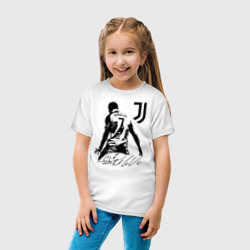 Детская футболка хлопок Автограф Криштиану Роналду Ювентус - фото 2