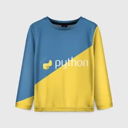 Детский лонгслив 3D Python