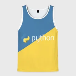 Мужская майка 3D Python