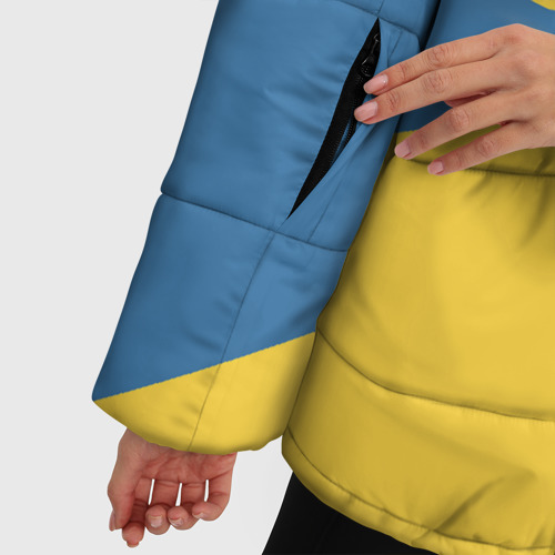 Женская зимняя куртка Oversize Python, цвет светло-серый - фото 6