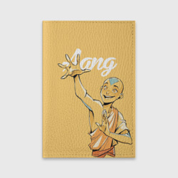 Обложка для паспорта матовая кожа Aang Last airbender