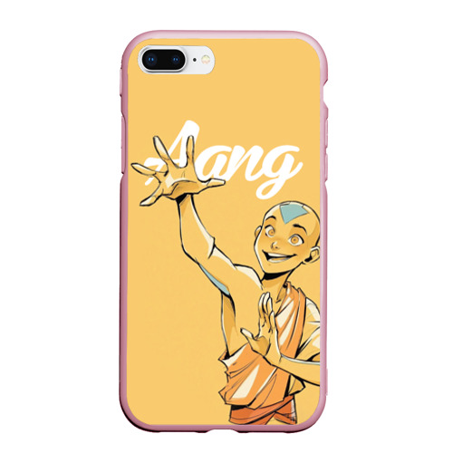 Чехол для iPhone 7Plus/8 Plus матовый Aang Last airbender, цвет розовый