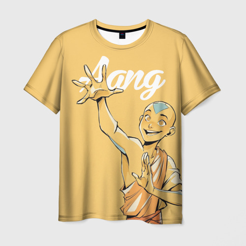 Мужская футболка с принтом Aang Last airbender, вид спереди №1
